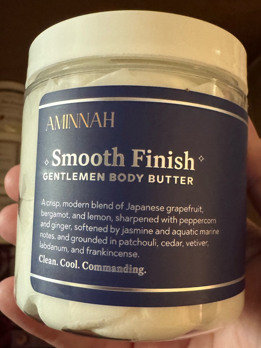 Aminnah Smooth Finish Gentlemen Whipped Body Butter